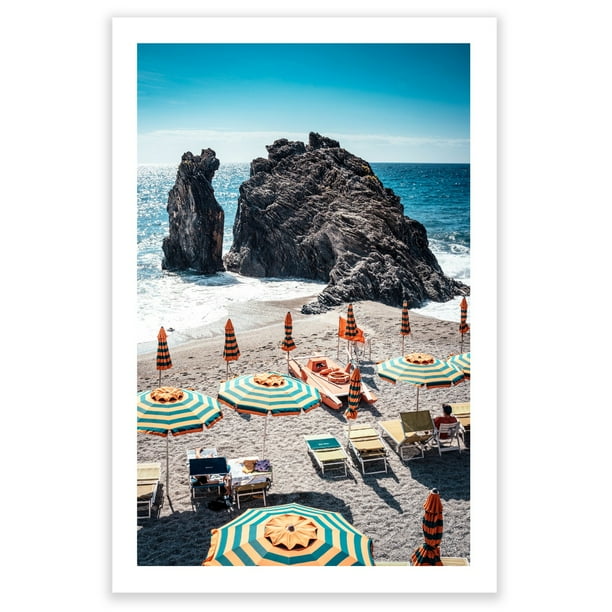 24/"x36/" Beach Mature Women Canvas Art Paintings Poster Decor Wall Prints